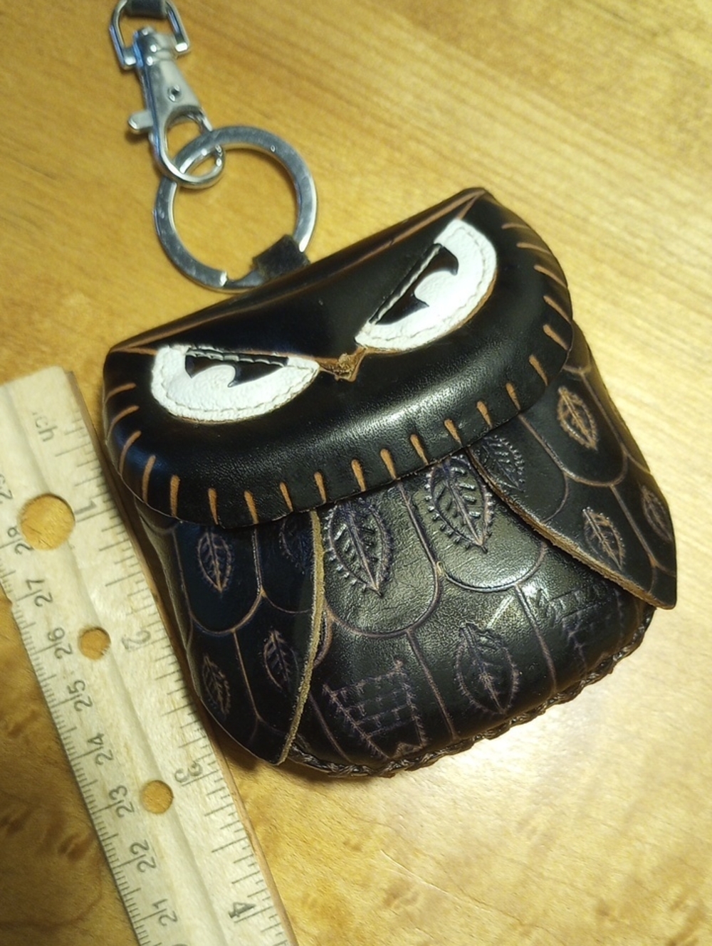 Leather Owl Coin Purse - Picture 5 of 5